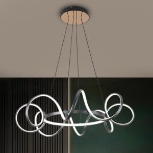 chandelier led torçadé 900x210