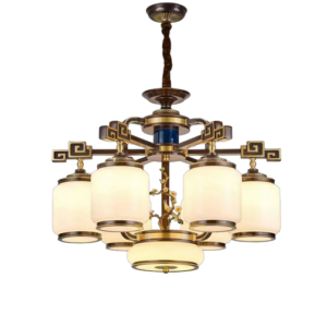 lustre rusbique 8 bras